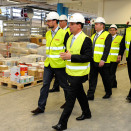 3 May: Crown Prince Haakon visits Jotun's new production facility in Sandefjord (Photo: Atle Møller)
